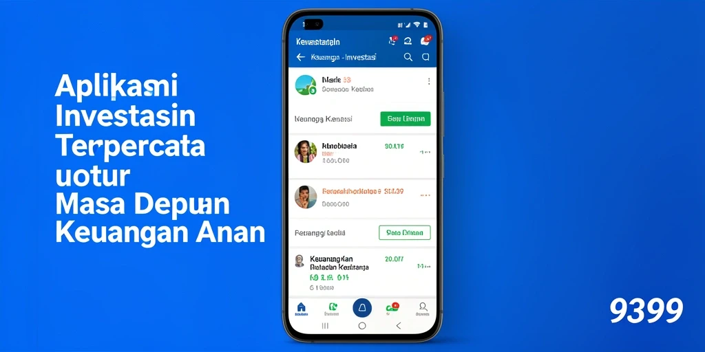 Antarmuka 9399 yang modern dan mudah dinavigasi untuk investasi.