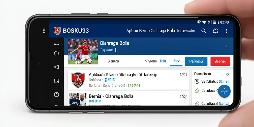 Tampilan antarmuka BOSKU33 yang menarik untuk berita olahraga bola.
