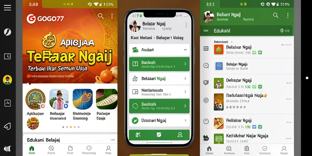 Tampilan antarmuka GOGO77 yang intuitif dan user-friendly.