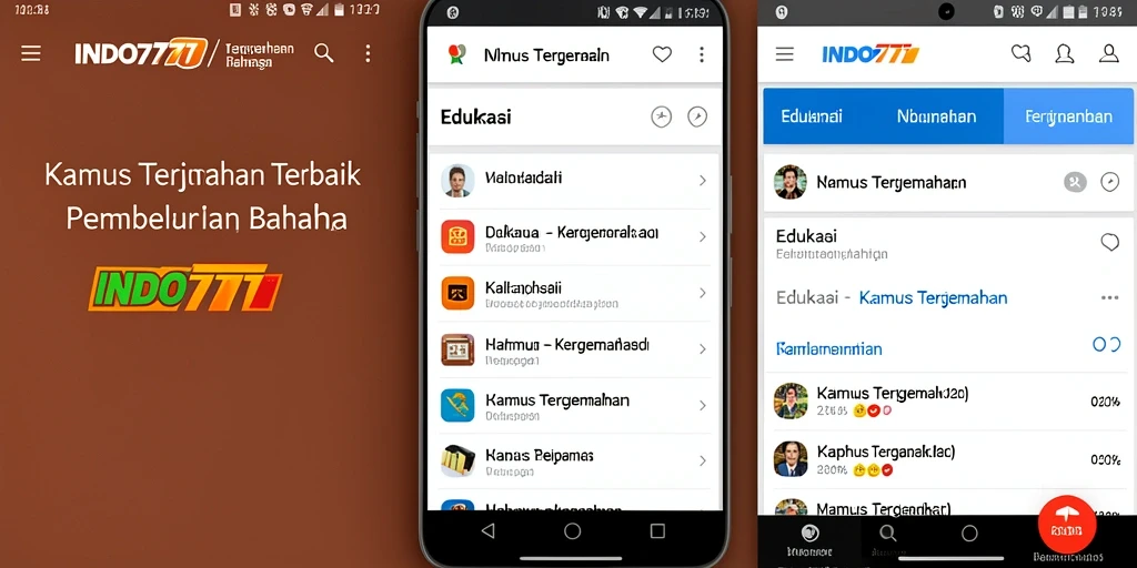 Antarmuka pengguna INDO777 yang sederhana dan efisien.