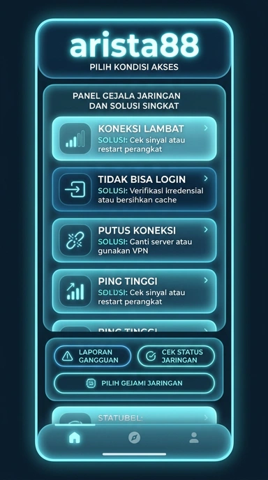 Tampilan link alternatif arista88